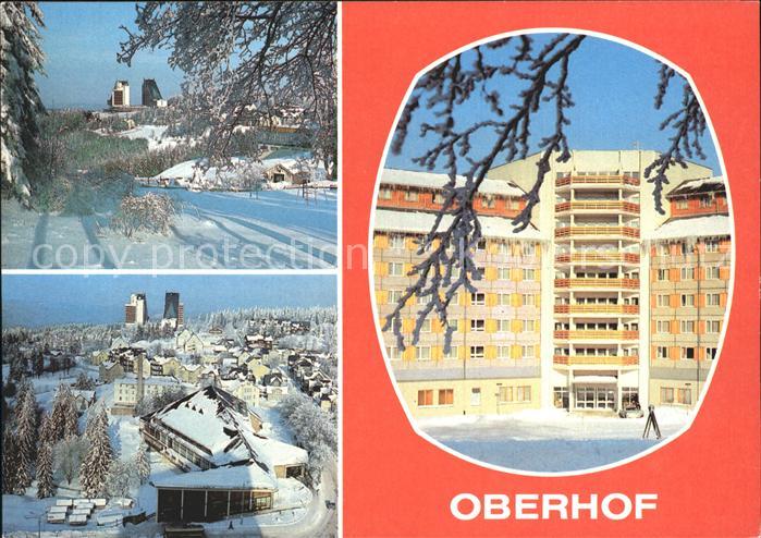 Oberhof Thueringen Interhotel Panorama FDGB Erholungsheim Fritz Weineck