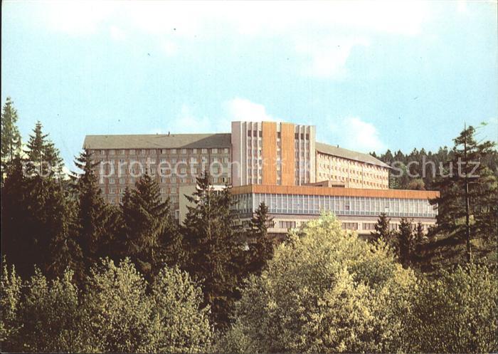 Oberhof Thueringen FDGB Erholungsheim Fritz Weineck