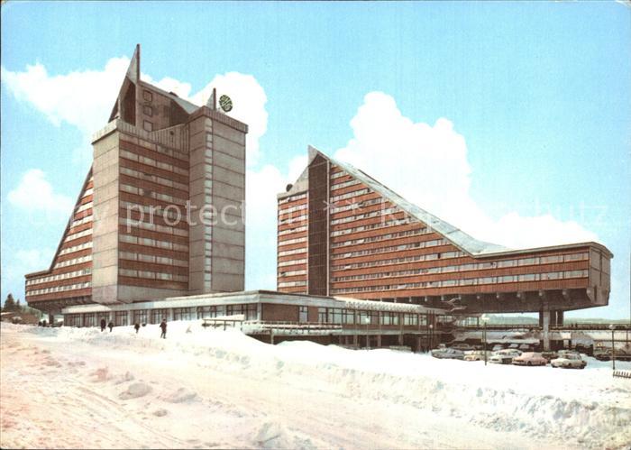 Oberhof Thueringen Interhotel Panorama Wintersportplatz