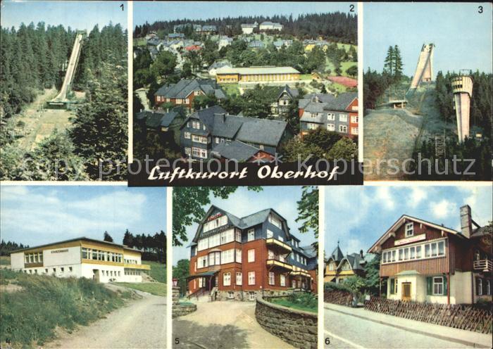 Oberhof Thueringen Thueringenschanze Schanze Rennsteig Schanzenbaude Konsum Erho