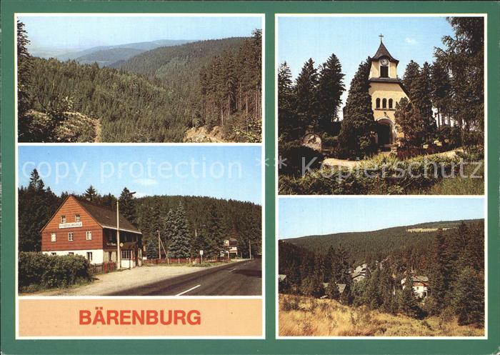 Baerenburg Sachsen Panorama Langer Grund Oberbaerenburg Waldkapelle HO Gaststaet