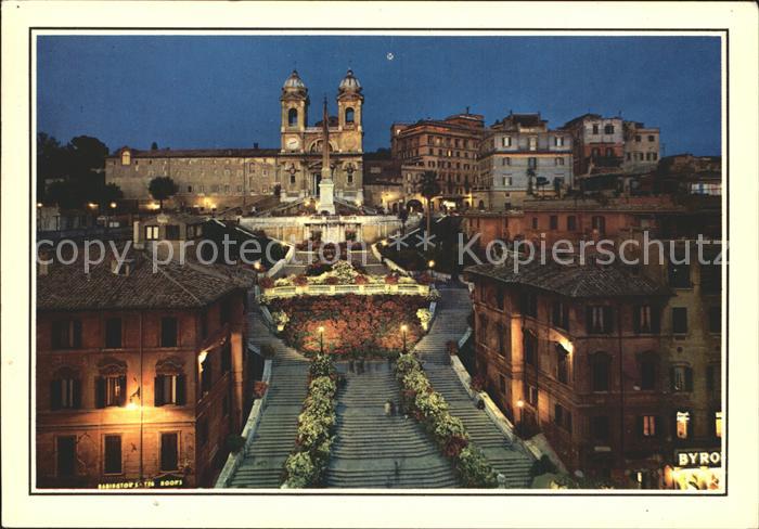 Roma Rom Piazza di Spagna Trinita dei Monti Spanischer Platz