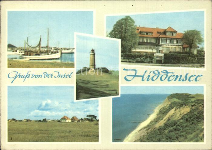 Insel Hiddensee Vitte Hafenblick Kloster HO Hotel Dornbusch Neuendorf Leuchtturm