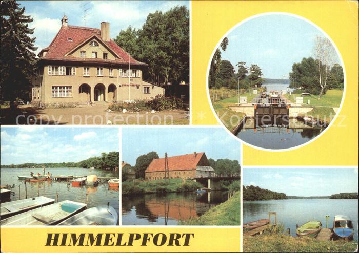 Himmelpfort FDGB Erholungsheim Werner Schaumann Schleuse Stolpsee Brauhaus Hauss