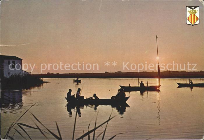 Valencia Valenciana Albufera Puesta de Sol