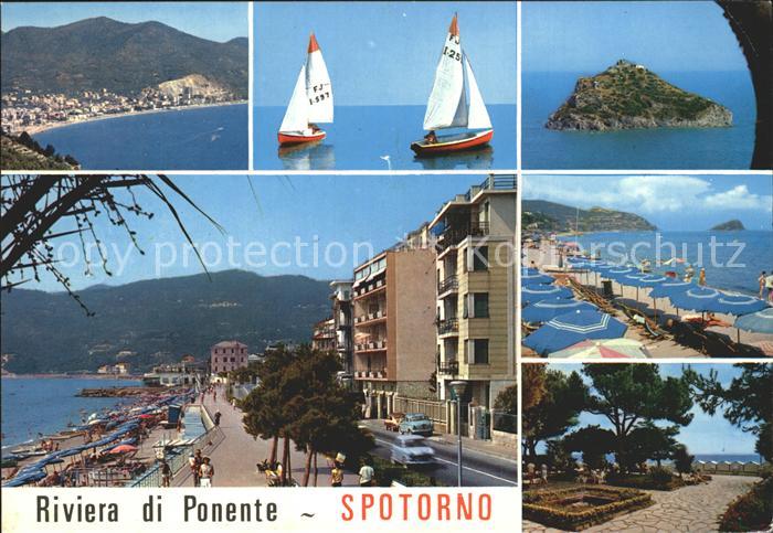 Spotorno Savona Liguria Riviera di Ponente Teilansichten
