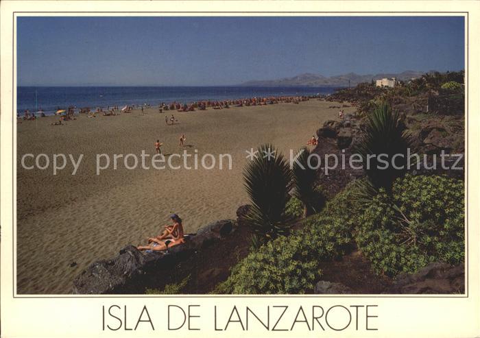 Lanzarote Kanarische Inseln Puerto del Carmen Recuendo de instantes felices en l
