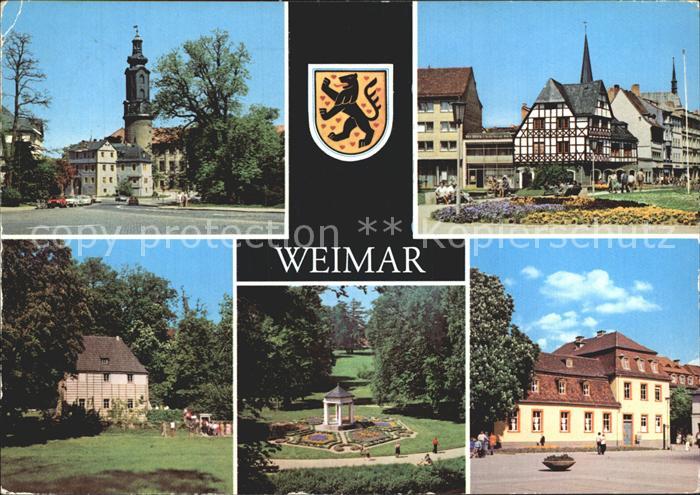 Weimar Thueringen Markt Goethe Gartenhaus Schlosspark Tiefurt Musentempel Wittum