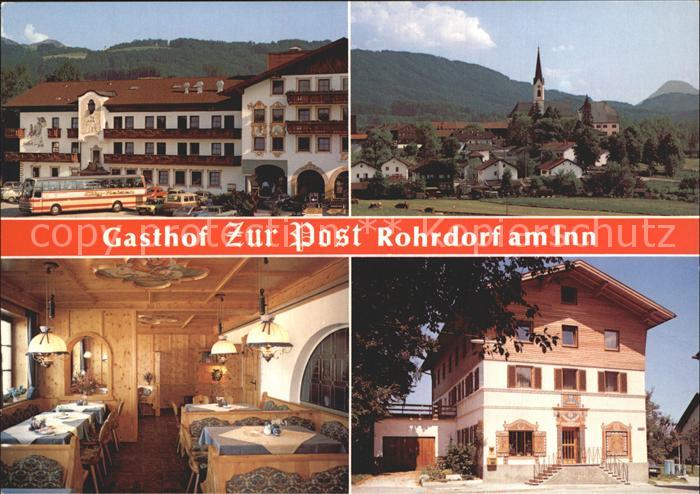 Rohrdorf Inn Gasthof Pension Zur Post Gastraum Ortsansicht