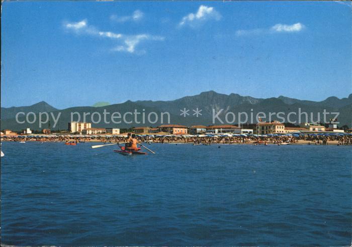 Marina di Pietrasanta Panorama dal mare