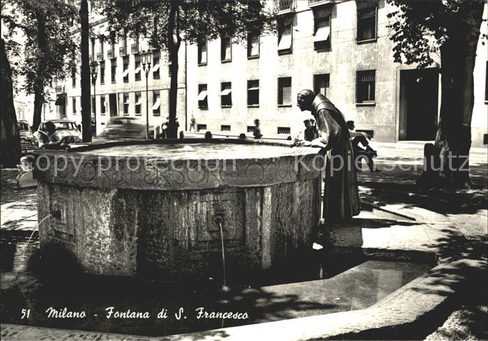 Milano Fontana di San Francesco
