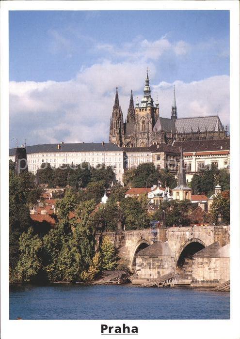 Praha Prahy Prague Prager Burg mit St Veitsdom