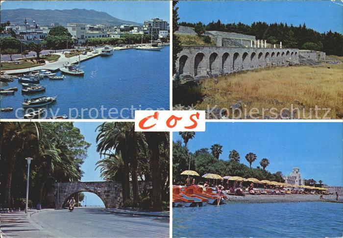 Cos Kos Hafenpartie Bruecke Strand