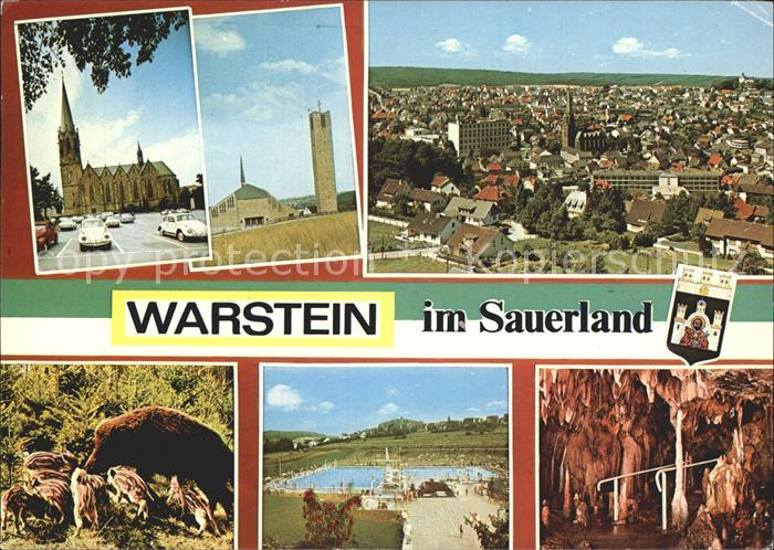 Warstein Kirchen Total Wildschweine Schwimmbad Grotte