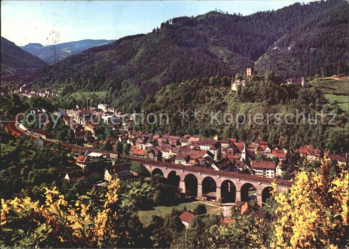 Hornberg Schwarzwald Total Viadukt Schwarzwaldbahn