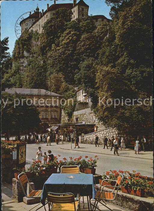 Kufstein Tirol Oberer Stadtplatz mit Festung