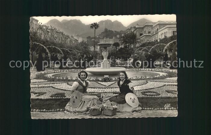 Menton Alpes Maritimes La Fete du Citron Mentonnaises au Jardin Public