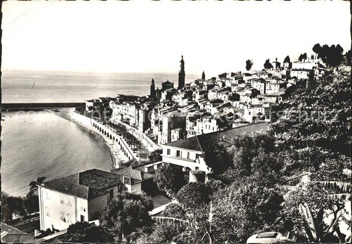 Menton Alpes Maritimes La vieille ville Vue generale