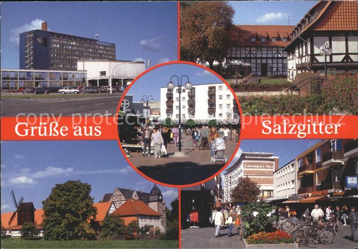 Salzgitter Teilansichten Rathaus Windmuehle