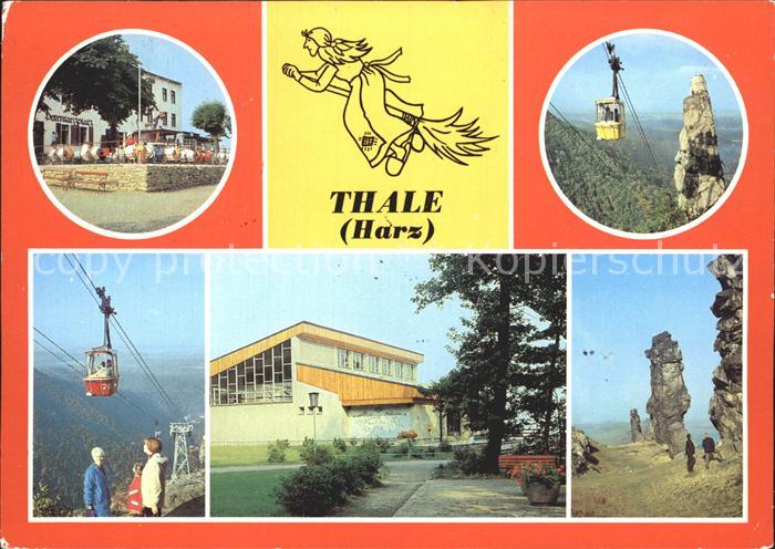 Thale Harz Hexentanzplatz Seilbahn Bergstation Teufelsmauer