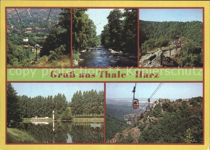 Thale Harz Sessellift Bodetal Rosstrappe Schiffsgaststaette Seilbahn