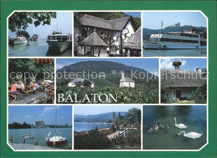 Balaton Plattensee Fahrgastschiffe Restauration Panorama Seepartien