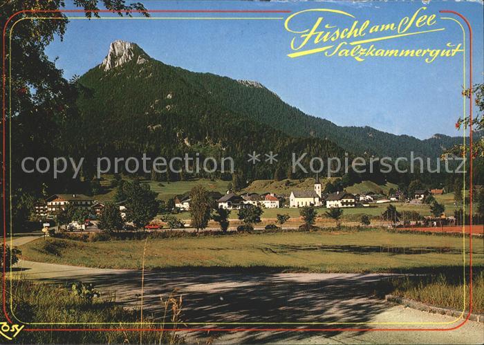 Fuschl See Salzkammergut Ortsansicht