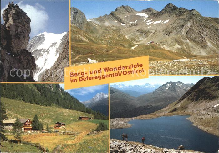 Defereggental Tirol Hochgall Patscher Huette Reichenbergerhuette Finsterkarspitz