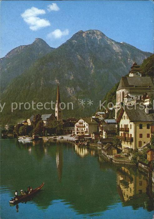 Hallstatt Austria Partie am Hallstaettersee