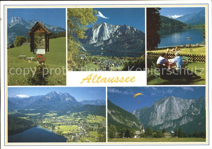 Altaussee Bildstock Panorama Strand Total Paragleiter