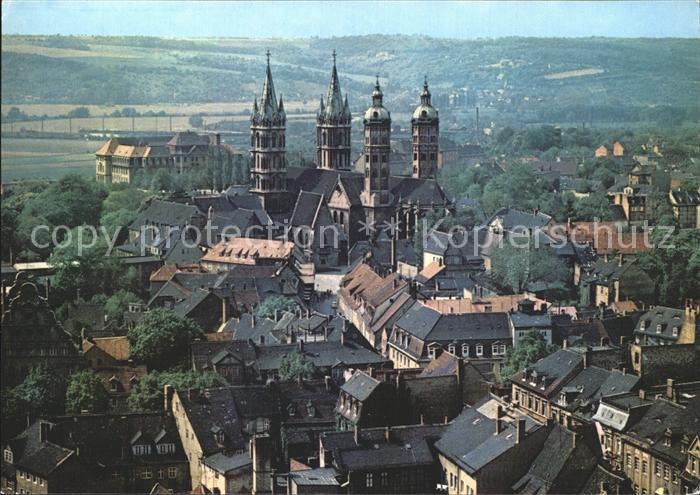 Naumburg Saale Stadtblick mit Dom