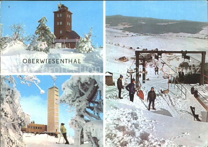 Oberwiesenthal Erzgebirge Wetterwarte Fichtelberg HOG Fichtelberghaus Aussichtst