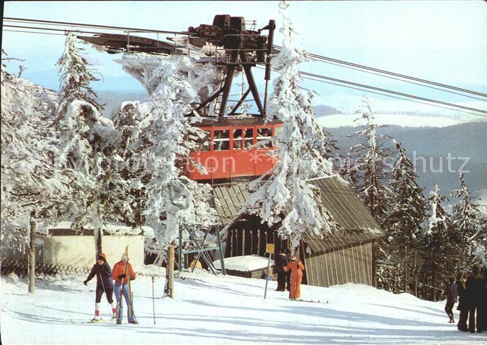 Oberwiesenthal Erzgebirge Fichtelberg Schwebebahn