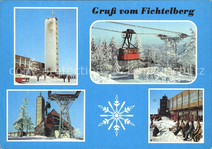 Oberwiesenthal Erzgebirge Aussichtsturm Fichtelberg Schwebebahn Restaurant