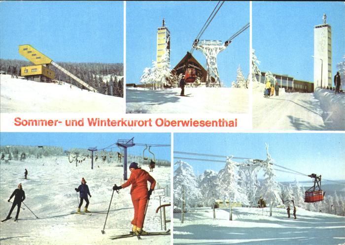 Oberwiesenthal Erzgebirge Sprungschanze Fichtelberg Schwebebahn Aussichtsturm HO