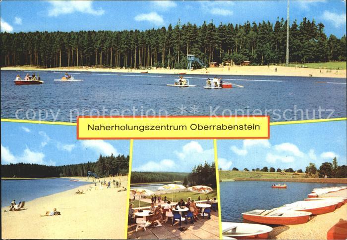 Karl-Marx-Stadt Naherholungszentrum Oberrabenstein Strand Terrasse Bootsliegepla