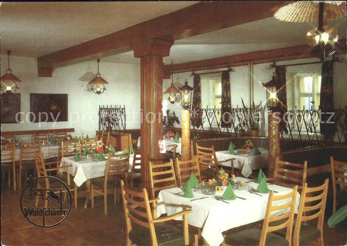 Moritzburg Sachsen Waldschaenke Moritzburg Gastraum