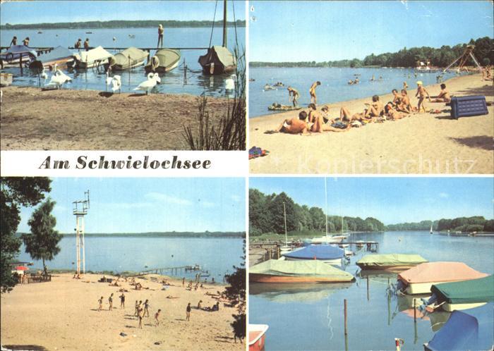 Schwielochsee Strandpartien bei Jessern Zaue und Goyatz