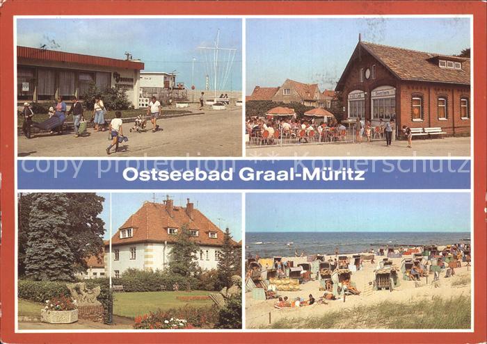 Graal-Mueritz Ostseebad Broilergaststaette Milchbar Seestern Kliniksanatorium As