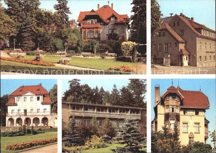 Hartha Tharandt Kurpark Klubhaus Freundschat Kurhaus Reichsbahn Genesungsheim Ot