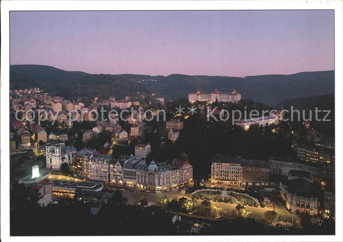 Karlovy Vary nocni mesto