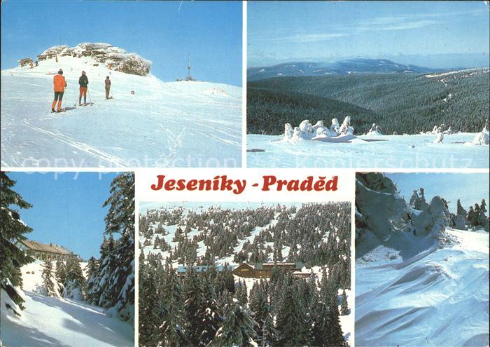 Jeseniky Gebirge Petrovy kameny Vrcholu k severozapadu Kursovni chata Chata Barb