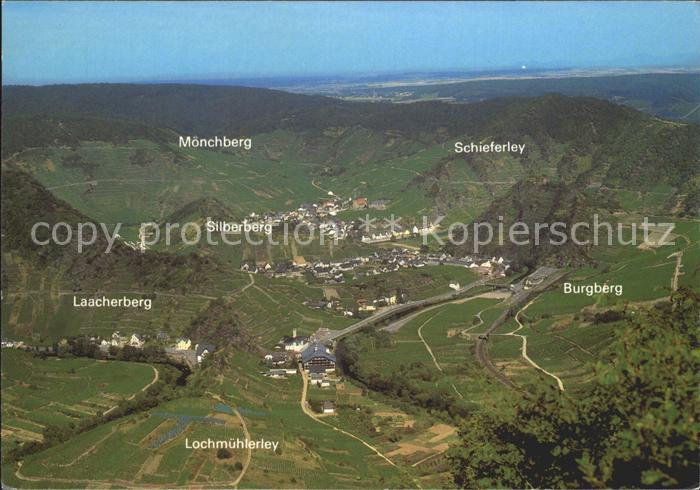 Mayschoss mit seinen Weinbergslagen Fliegeraufnahme