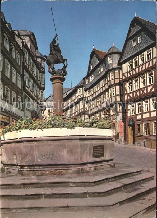 Marburg Lahn Marktbrunnen