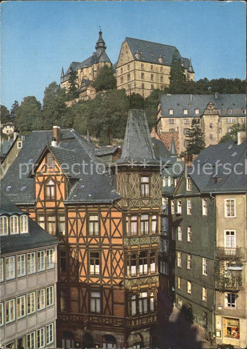 Marburg Lahn Altstadt mit Landgrafenschloss