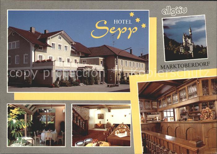 Marktoberdorf Hotel Sepp Restaurant Cafe Gaestezimmer Bar Schloss