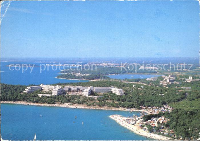 Porec Fliegeraufnahme Hotel Delfin