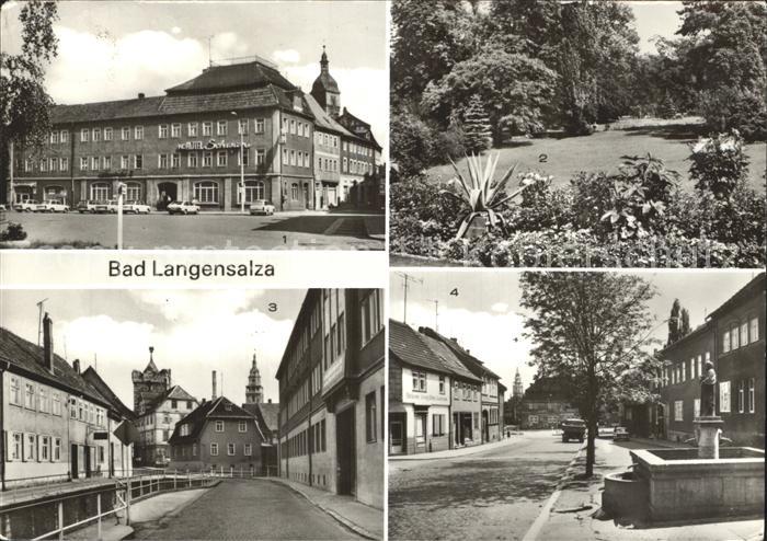 Bad Langensalza HO Hotel Schwan Kurpark Storchennest Otto Winter Str