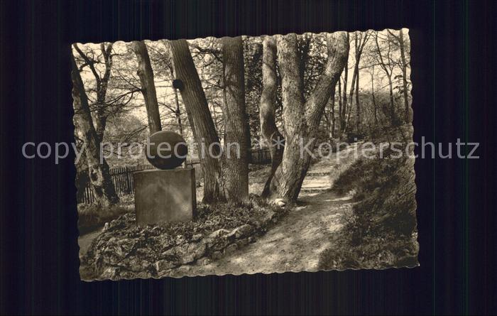 Weimar Thueringen Stein des Gluecks