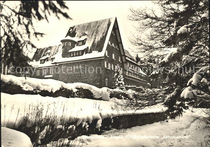 Hartenstein Zwickau FDGB Heim Aktionseinheit